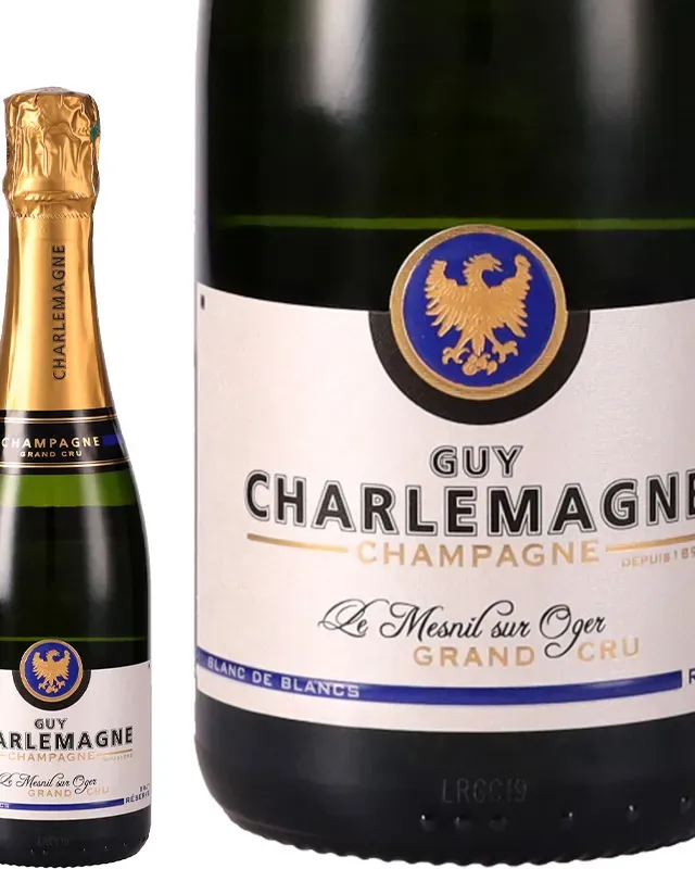 Guy Charlemagne Réserve Brut Blanc de Blancs のボトル