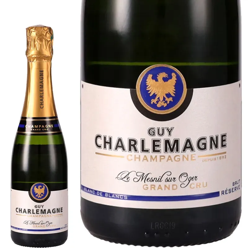 Guy Charlemagne Réserve Brut Blanc de Blancs のボトル