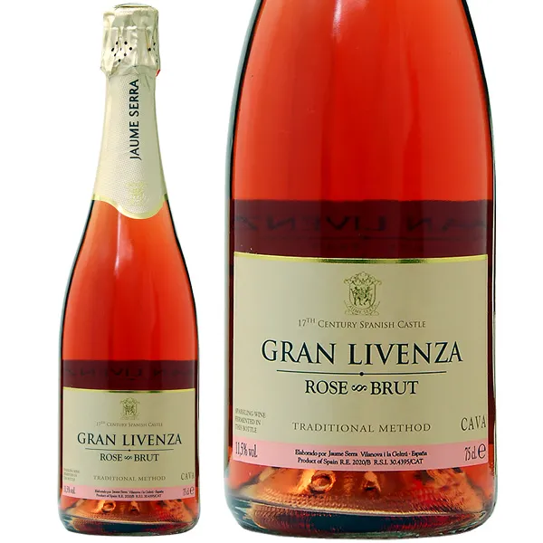 Jaume Serra Gran Livenza Cava Rosé Brut のボトル