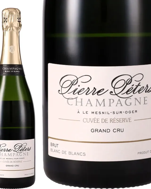 Pierre Péters Cuvée de Réserve Brut Blanc de Blancs Grand Cru のボトル